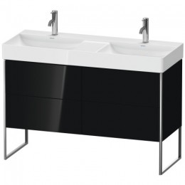 Duravit XSquare XS445604040 Тумба напольная 118 см Черный глянцевый