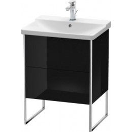 Duravit XSquare XS446004040 Тумба напольная 61 см Черный глянцевый