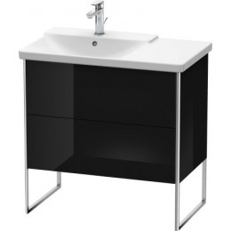Duravit XSquare XS446404040 Тумба напольная 81 см Черный глянцевый
