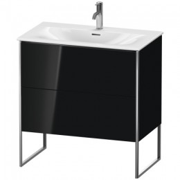 Duravit XSquare XS452404040 Тумба напольная 81 см Черный глянцевый