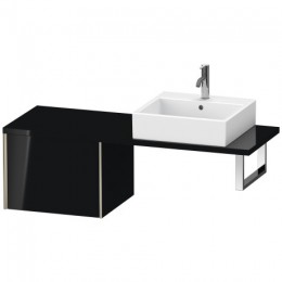 Duravit XVIU XV59220B140 Шкафчик для консоли 53 см Черный глянцевый