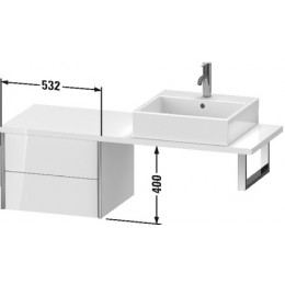 Duravit XVIU XV59270B121 Шкафчик для консоли 53 см Орех темный