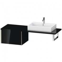 Duravit XVIU XV59330B140 Шкафчик для консоли 63 см Черный глянцевый