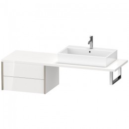 Duravit XVIU XV59380B122 Шкафчик для консоли 63 см Белый глянцевый