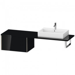 Duravit XVIU XV59540B140 Шкафчик для консоли 73 см Черный глянцевый