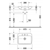Раковина 60 см Duravit Pura Vida 2700600000