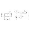 Duravit Happy D.2 2317650000, Раковина без перелива, цвет белый