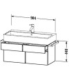 Duravit Vero Air VA650804040, База под раковину, 98 см, цвет черный