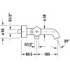 Duravit C.1 C15220000010 Термостат для ванны для стандартного монтажа хром