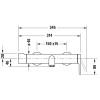 Duravit C.1 C15230000010 Однорычажный смеситель для ванны для стандартного монтажа хром