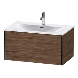Duravit XVIU XV40340B221, Тумба подвесная, 81 см, цвет орех/черный