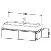 Duravit Vero Air VA612902222 Тумба подвесная 118 см Белый глянцевый