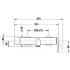 Duravit C.1 C15220000046, Смеситель для ванны, цвет черный