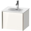 Duravit XVIU XV40310B222, Тумба подвесная, 42 см, цвет белый