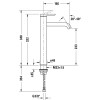 Duravit C.1 C11040002010 Однорычажный смеситель для раковины XL хром