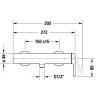 Duravit C.1 C14230000010 Однорычажный смеситель для душа для стандартного монтажа хром