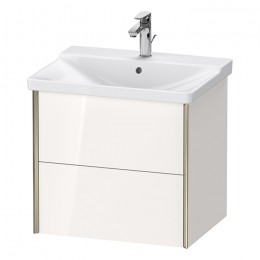 Duravit XVIU XV41150B122, Тумба подвесная, 61 см, цвет белый/шампань