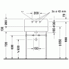 Duravit Vero 0453600025 Раковина шлифованная с переливом 60 см белый