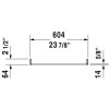 Duravit D-Code 0030321000, Полотенцедержатель для раковины, 14 мм, цвет хром