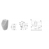 Duravit Vero 0061510000, Крышка для писсуара, цвет белый