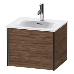 Duravit XVIU XV40310B221, Тумба подвесная, 51 см, цвет орех/черный