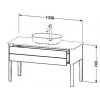 Duravit Luv LU956103636, База напольная, 133 см, цвет белый